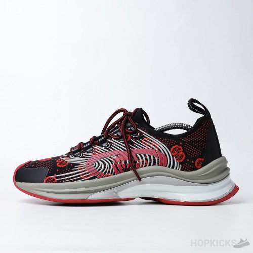 gucci Black Pink Dot Perfect Jive Gucci Run Sneakers